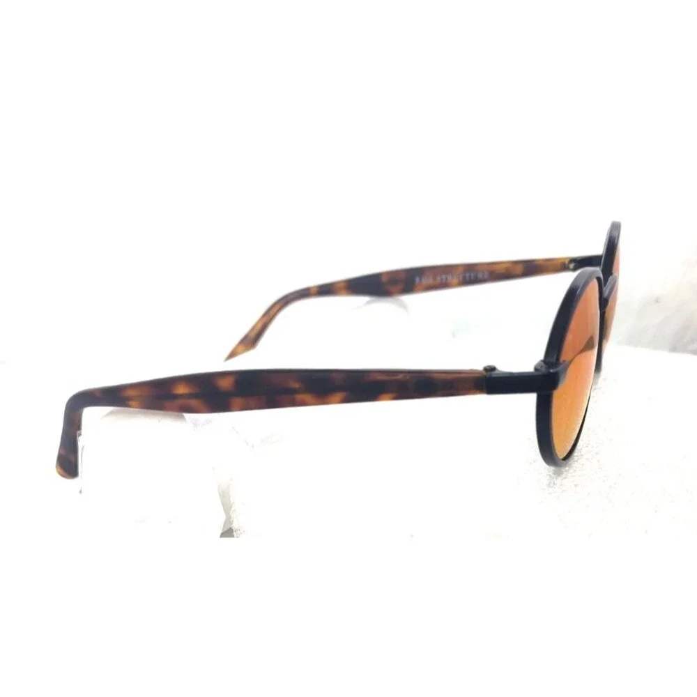 Y2K Structure Handmade Sunglasses Oval Metal John Lennon Style wCase 50-19-133mm